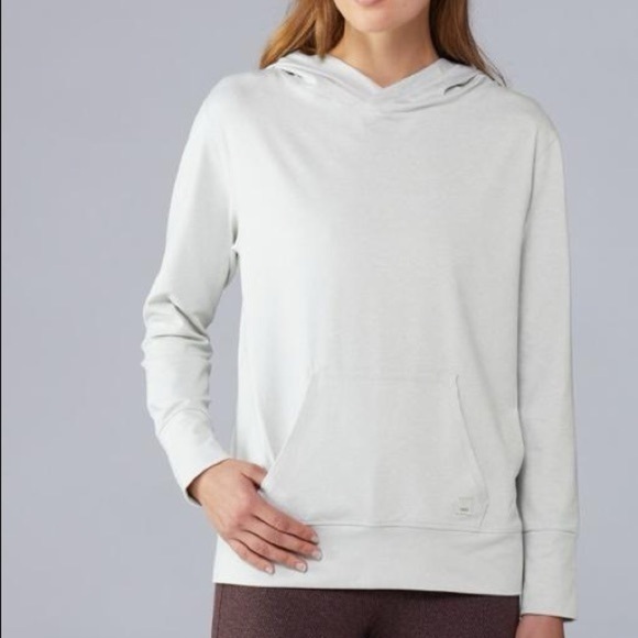 Vuori Halo Performance Hoodie Sweatshirt Light Grey - Picture 1 of 8